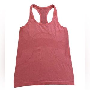 Lululemon 🍋 Swiftly Tech Racerback Heathered rank top size 8 in Atomic R…